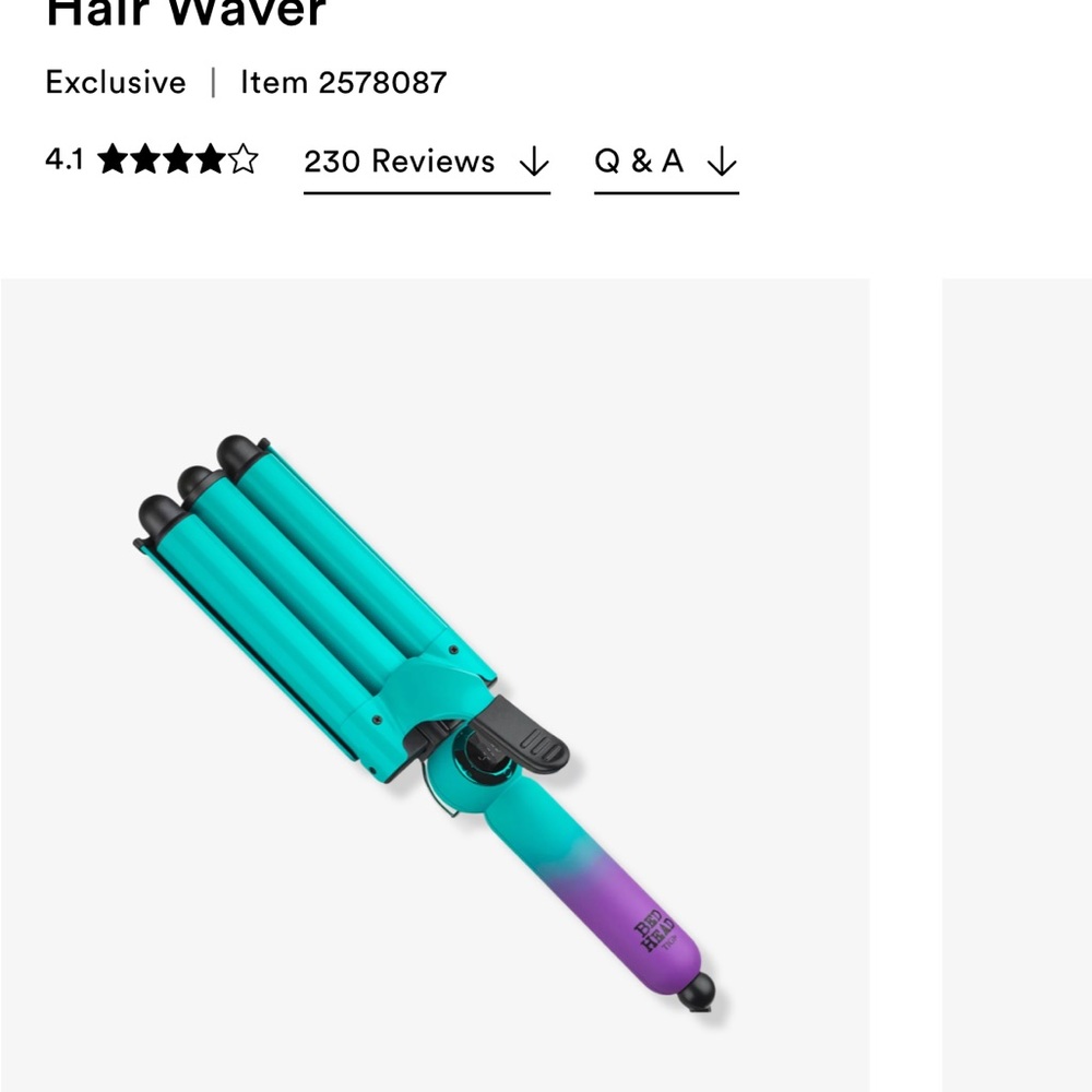 Bed Head Waver & Rollers